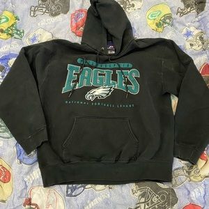 Late 90s Pro Player Philadelphia Eagles Hoodie Size XL